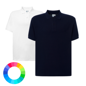 Polo hombre algodón en DTF personalizado