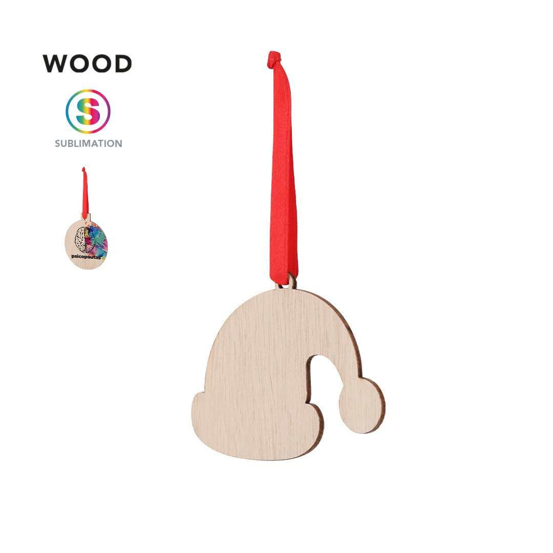 Adorno de Navidad de madera personalizado