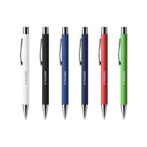 Bolígrafo DOVER personalizado con logo grabado en 6 colores