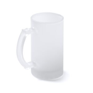 Jarra de cristal efecto hielo personalizada