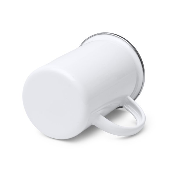 Taza metálica esmaltada personalizada