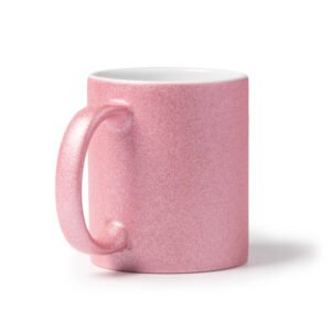 Taza purpurina personalizada
