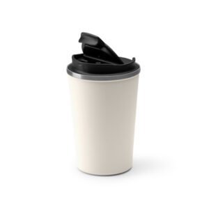 Vaso térmico de acero grabado con láser
